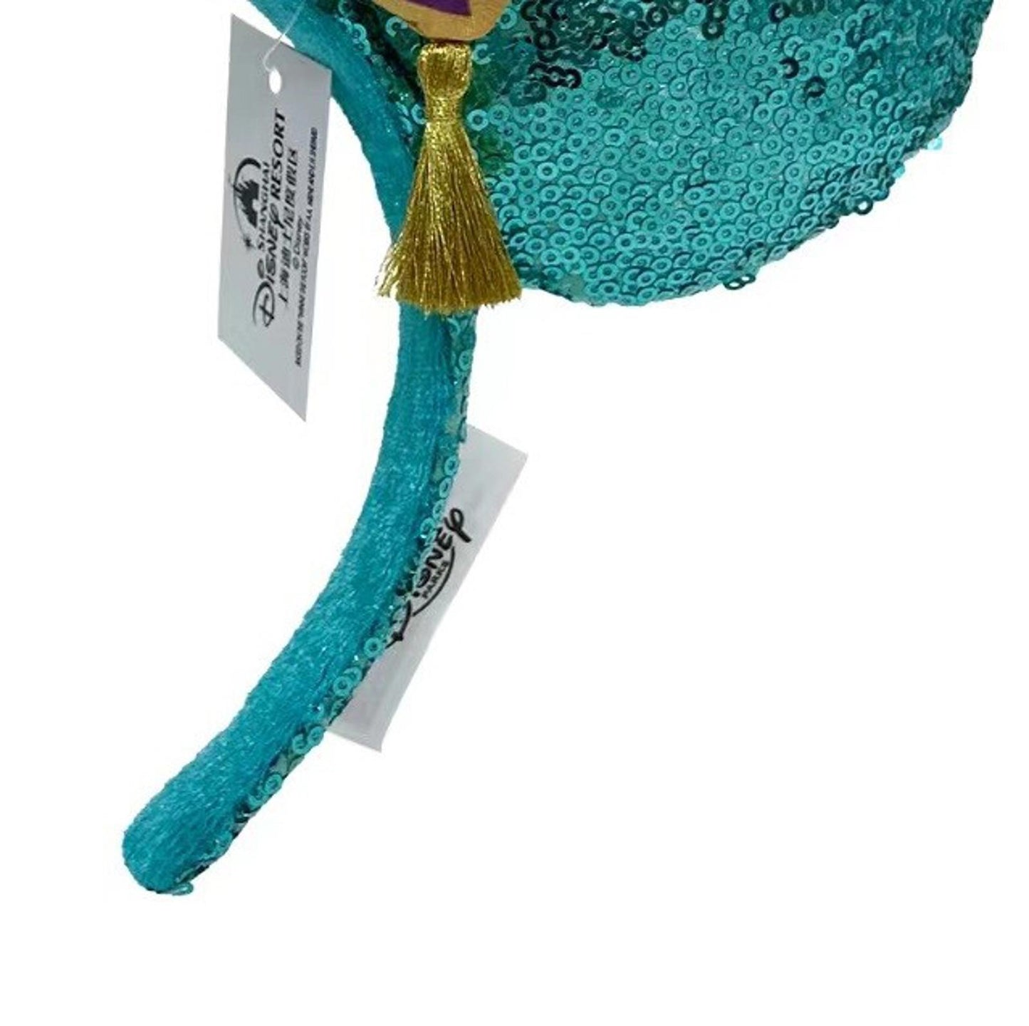 Aladdin Jasmine Magic Carpet Bow Sequin Palace Green Minnie Ears Headband