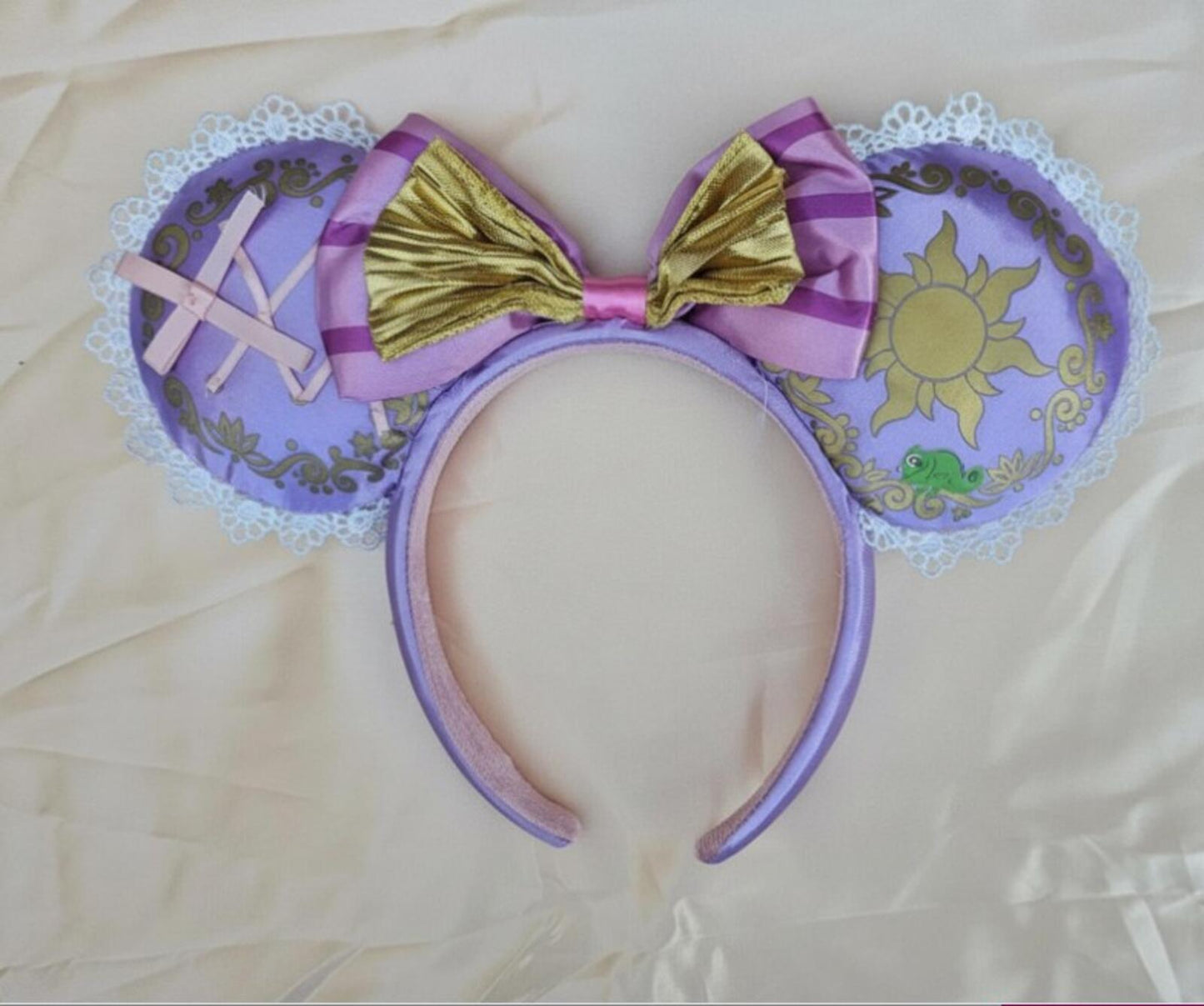 Rapunzel Tangled Pascal Mickey Mouse Ears Minnie Headband 2025 new