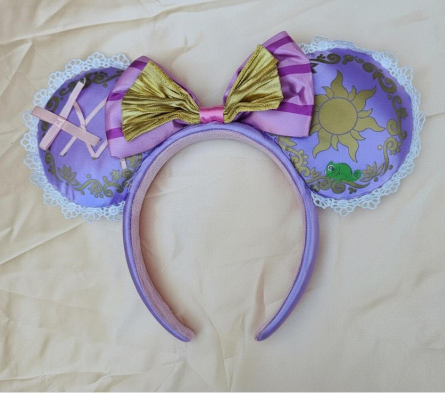 Rapunzel Tangled Pascal Mickey Mouse Ears Minnie Headband 2025 new