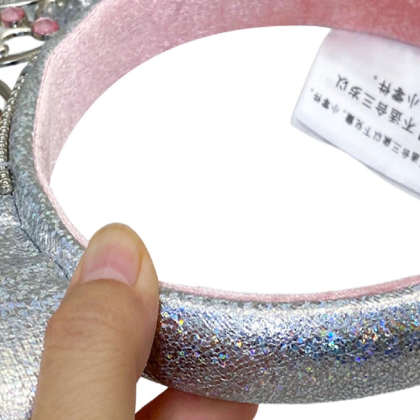 Princess Iridescent Tiara Minnie Mouse Ears Headband 2025 Silver