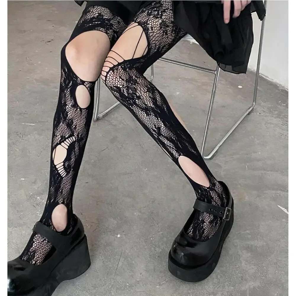 Black fishnet stockings new unique design fishnets goth grunge