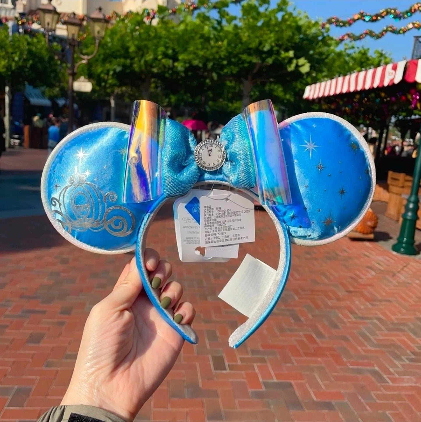 Disney Parks Cinderella Mickey Mouse Ears Headband Disneyland Party