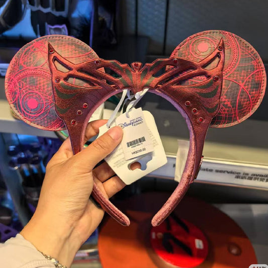 2025 Disney Parks Loungefly Wanda Scarlet Witch Minnie Ears Headband Marvel NWT