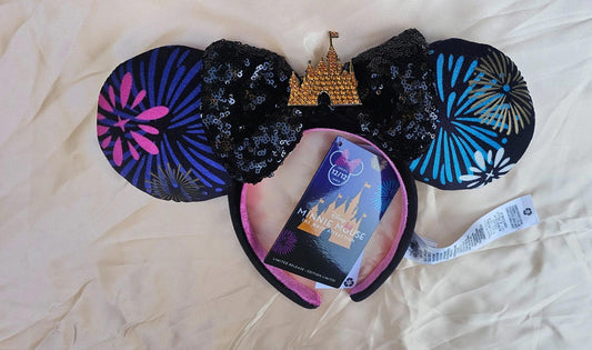 NWT Disney Minnie Mouse Ears The Main Attraction Fireworks Headband