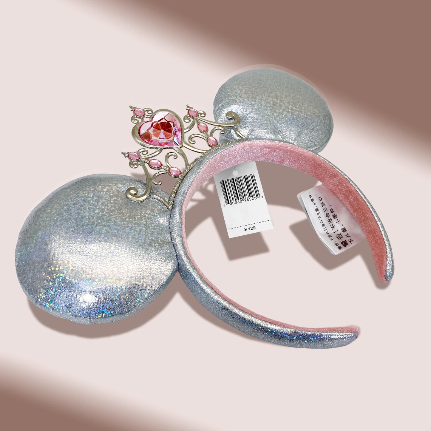 Princess Iridescent Tiara Minnie Mouse Ears Headband 2025 Silver