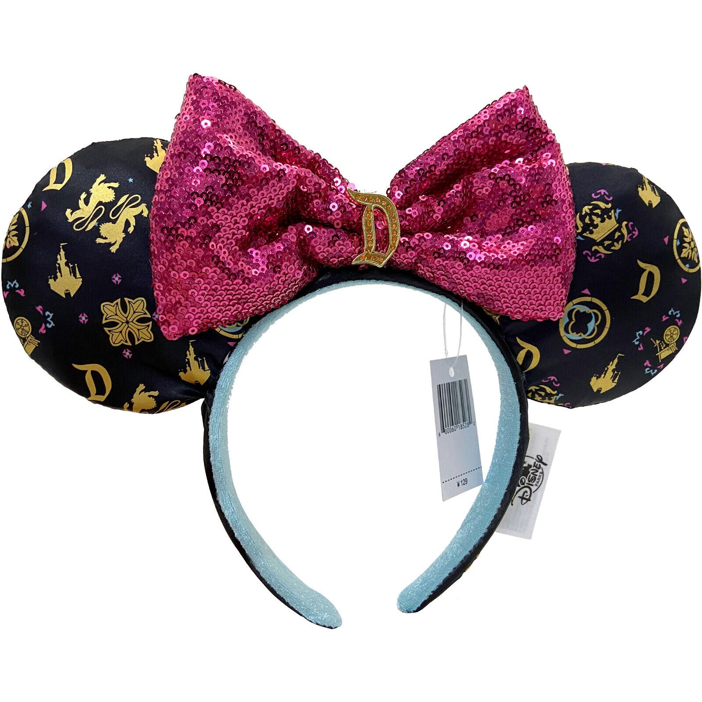 Ears Limited Sequin Bow Disneyland Resort Castle Sleeping Beauty Headband
