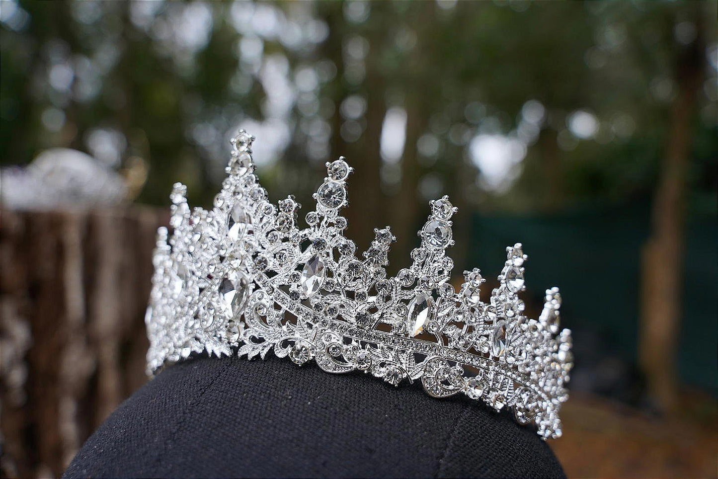 Ice Queen Crystal Silver Crown Tiara, Princess Tiara, Wedding Headband Bridal