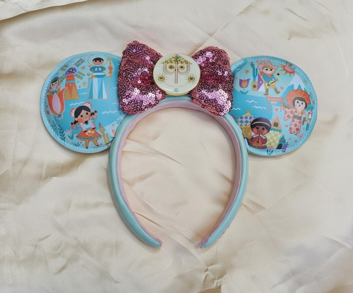 It's A Small World Minnie Ears Mickey New with tags
