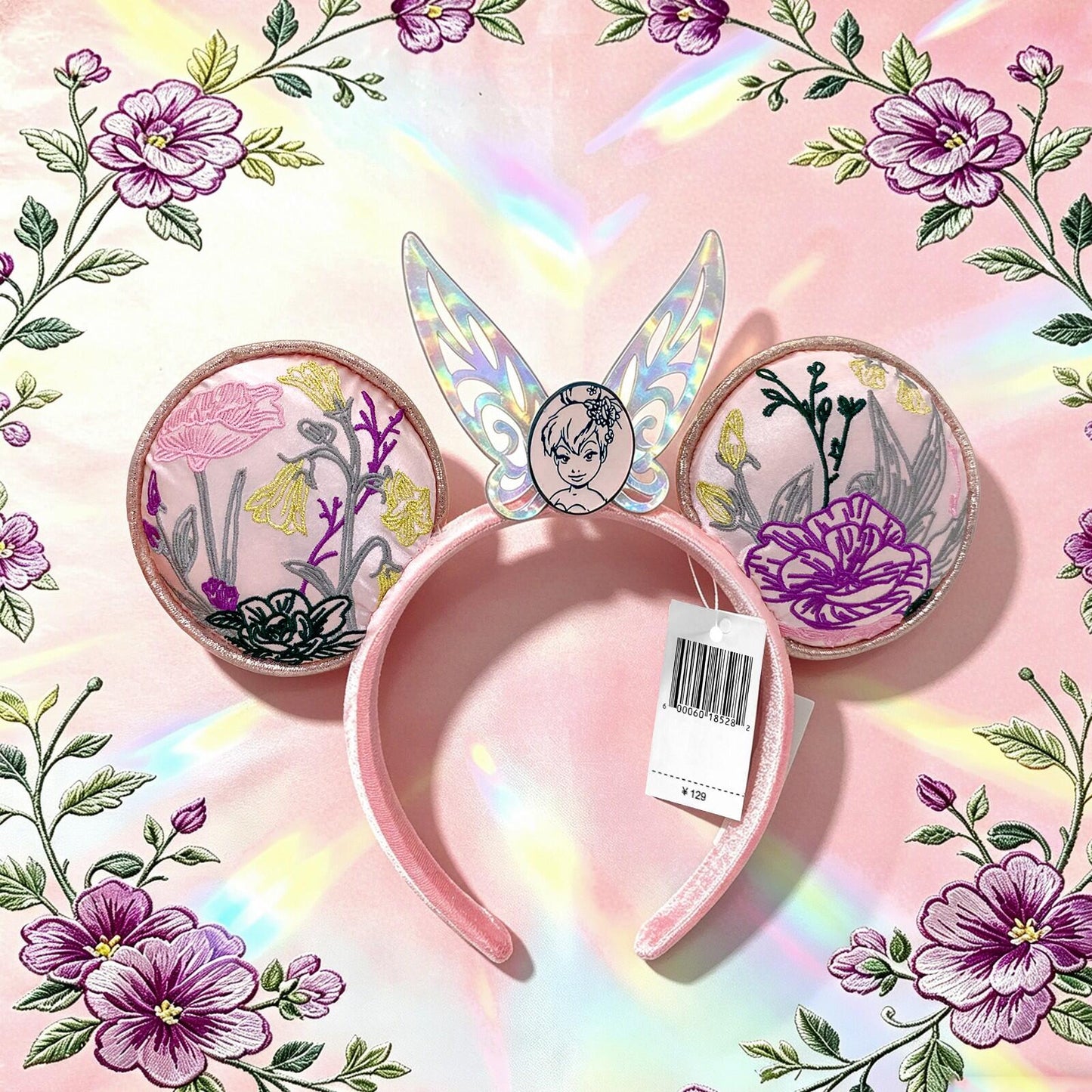 Pink Tinkerbell Paris Exclusive Ears Minnie Ears