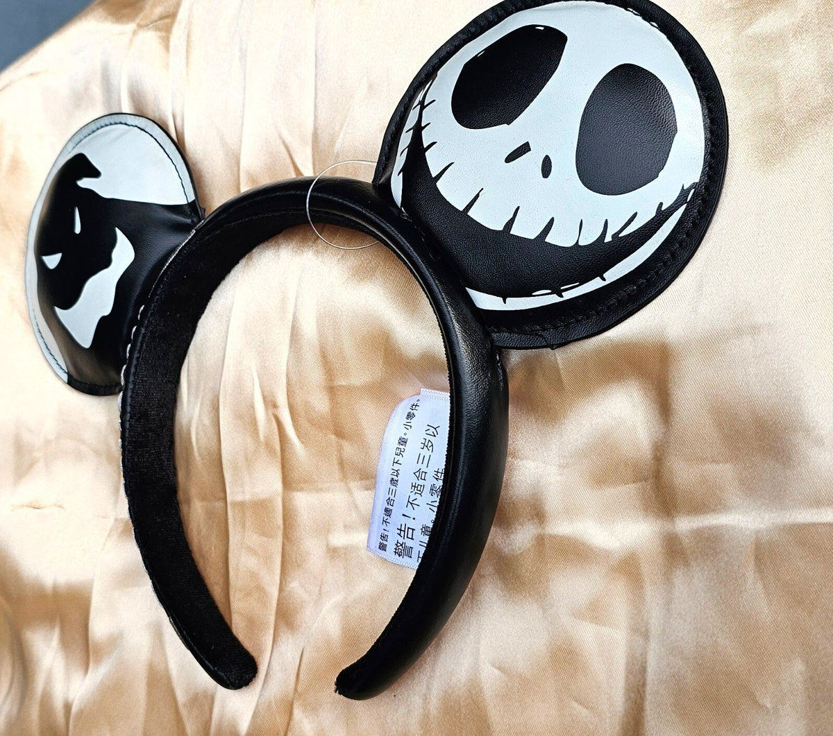 Black Nightmare Before Christmas Mickey Ears Minnie Ears Headband zero jack