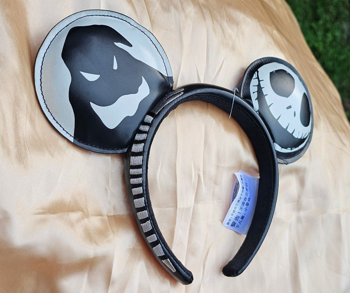 Black Nightmare Before Christmas Mickey Ears Minnie Ears Headband zero jack