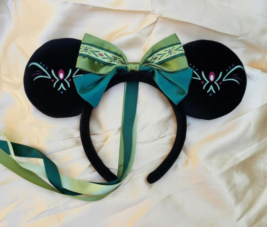 Anna Princess Ears Frozen Minnie Mouse Headband