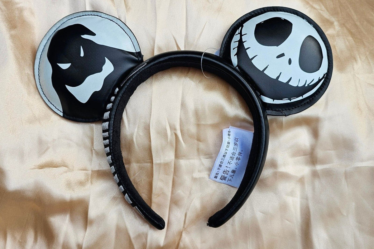 Black Nightmare Before Christmas Mickey Ears Minnie Ears Headband zero jack