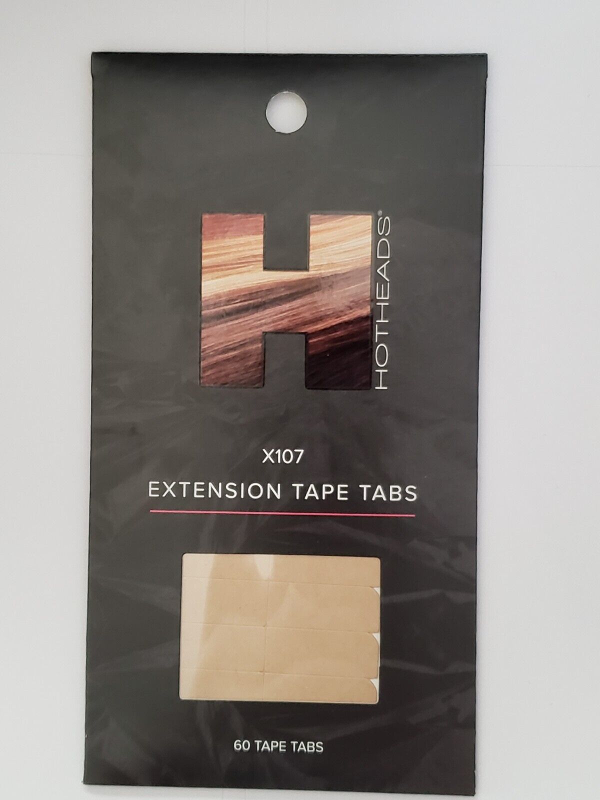 NEW Pack Hotheads 60pc Double Sided Replacement Extension Tape Tabs HairTalk