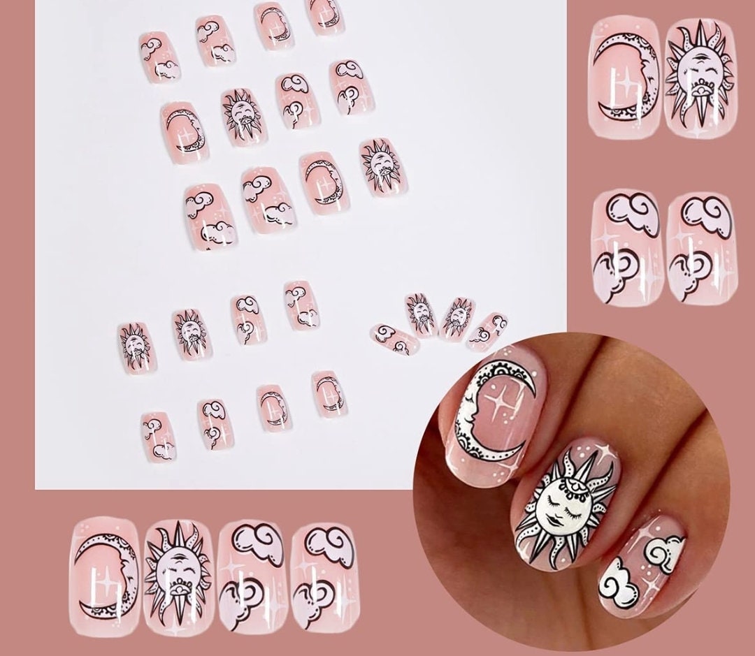 Glue-on Jewels, 10 Holiday-Inspired Nail Looks That Take Seconds to Create  - (Page 4)